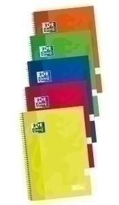 BLOC OXFORD SCHOOL tapa EXTRA Fº 80h CUADRIC.4x4 90g SURTIDO (col. vivos)