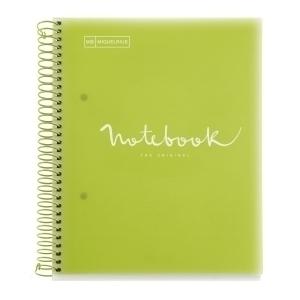 BLOC MIQUELRIUS EMOTIONS NOTEBOOK 5 micro.tapa PP A5 120h 90g CUADRIC.5x5 LIMA