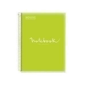 BLOC MIQUELRIUS EMOTIONS NOTEBOOK 8 micro.tapa PP A5 160h 90g CUADRIC.5x5 LIMA