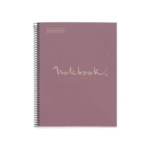 BLOC MIQUELRIUS ECO EMOTIONS NOTEBOOK 1 micro.tapa DURA A4 80h 80g CUADRIC.5x5 ECOLAVANDA