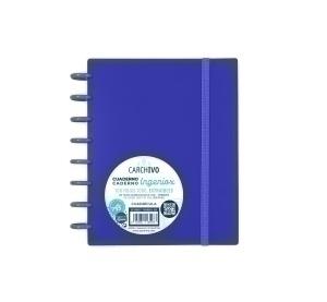 BLOC CARCHIVO INGENIOX tapa PP A5 100h 100g CUADRIC.5x5 AZUL INTENSE
