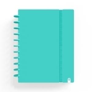 BLOC CARCHIVO INGENIOX PASTEL tapa PP FOAM A4 80h 100g CUADRIC.5x5 MENTA