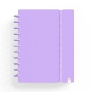 BLOC CARCHIVO INGENIOX PASTEL tapa PP FOAM A4 80h 100g CUADRIC.5x5 MALVA