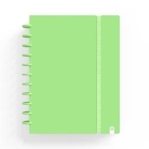 BLOC CARCHIVO INGENIOX PASTEL tapa PP FOAM A4 80h 100g CUADRIC.5x5 VERDE