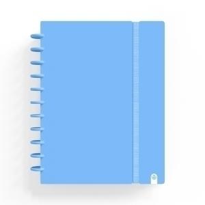 BLOC CARCHIVO INGENIOX PASTEL tapa PP FOAM A4 80h 100g CUADRIC.5x5 AZUL