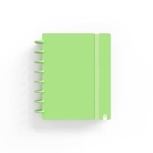 BLOC CARCHIVO INGENIOX PASTEL tapa PP FOAM A5 80h 100g CUADRIC.5x5 VERDE