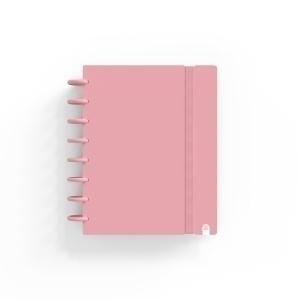 BLOC CARCHIVO INGENIOX PASTEL tapa PP FOAM A5 80h 100g CUADRIC.5x5 ROSA
