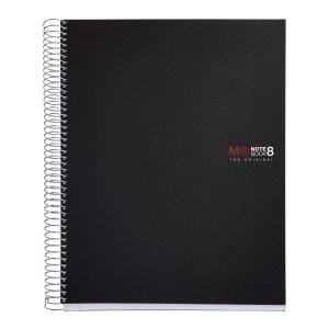 BLOC MIQUELRIUS THE ORIGINAL NOTEBOOK 8 micro.tapa PP A4 200h 70g CUADRIC.5x5 NEGRO