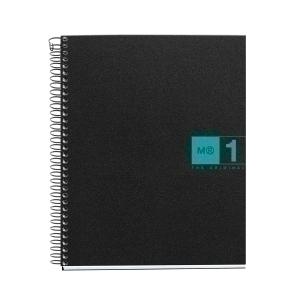 BLOC MIQUELRIUS THE ORIGINAL NOTEBOOK 1 micro.tapa PP A5 80h 70g CUADRIC.5x5 TURQUESA