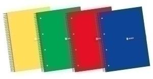 BLOC ENRI micro.tapa EXTRA A4+ 120+40h CUADRIC.5x5 60g COL.SUR.(4)