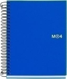 BLOC MIQUELRIUS THE ORIGINAL NOTEBOOK 4 micro.tapa PP A6 140h 70g CUADRIC.5x5 AZUL