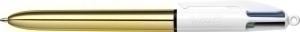 BOLIGRAFO de  4 COLORES BIC SHINE GOLD