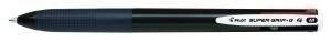 BOLIGRAFO de 4 COLORES PILOT SUPERGRIP G NEGRO