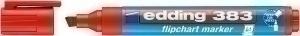 MARCADOR FLIPCHART EDDING 383 BISELADO ROJO