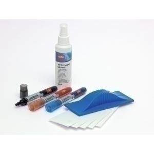 KIT PIZARRA BLANCA NOBO INICIO (3 MARCADORES, BORRADOR, RECARGA DEL BORRADOR y SPRAY 125 ml)