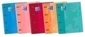 CARPEBLOC OXFORD SCHOOL EUROPEANBINDER CLASSIC A4+ 4 an.MIXTAS 35mm con RECAMBIO 100 hj. CUADRIC.5x5 SURTIDO (col. Tendencia)