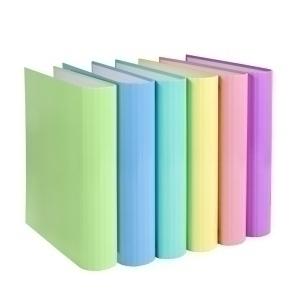 CARPETA de ANILLAS CARCHIVO SOFT CARTON PLASTIFICADO BRILLO A4 4 an.MIXTA 25mm SURTIDO (6 col.)