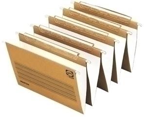 CARPETA COLGANTE GIO cart.MASTER visor PANORAMICO V BICOLOR 240g Fº PAQUETE de 25 (42700/T20020)