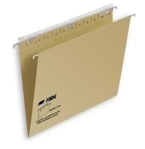 CARPETA COLGANTE FADE cart.TIKI visor PANORAMICO V KRAFT ECO 220g A4 PAQUETE de 25 (41800/T10090)
