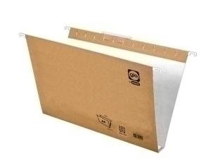 CARPETA COLGANTE GIO cart.CRISTAL visor SUPERIOR U BICOLOR 240g A4 30mm PAQUETE de 25 (41230/K13090)
