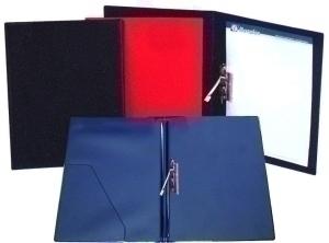 CARPETA con PINZA MINICLIP LATERAL IBERPLAS PVC Fº AZUL