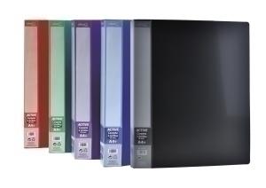 CARPETA de ANILLAS OFFICE BOX PP TWILL SUPRA A4 2 an.25mm 5 col.surt.