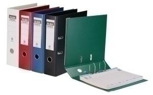 ARCHIVADOR palanca ELBA FORRADO PVC RADO PLAST A4 80mm NEGRO (1049706)