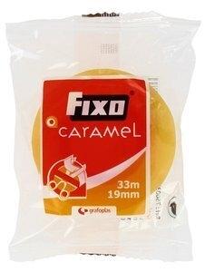 CINTA ADHESIVA FIXO CARAMEL rollo 33x19