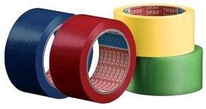 CINTA de EMBALAJE TESA PVC 4204 rollo 66x50 ROJO