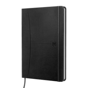 CUADERNO OXFORD SIGNATURE tapa EXTRA A5 80h LISO COLORES CLASICOS NEGRO