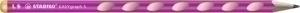 LAPIZ de GRAFITO STABILO EASY GRAPH S para ZURDOS ROSA - HB