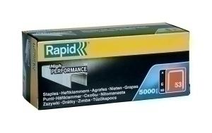 GRAPAS RAPID CLAVADORA 53/ 6 mm. GALVANIZADAS caja de 5000