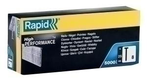 CLAVO RAPID CLAVADORA 8/ 25 mm. GALVANIZADAS caja de 5000