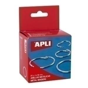 ANILLAS APLI Nº 4 CAJA DE 20     38MM