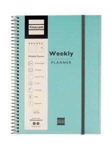 AGENDA FINOCAM MYTIME PERSONALIZABLE NO FECHADA ESPIRAL tapa PP con GOMA E10 155x212 S/V