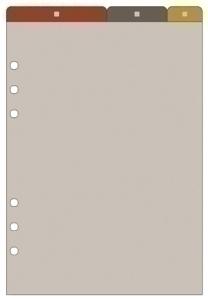 RECAMBIO AGENDA FINOCAM R1062 OPEN 1000 155x215 SEPARADORES SUPERIORES JUEGO de 3