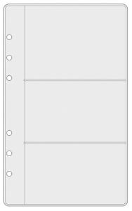 RECAMBIO AGENDA FINOCAM R566 OPEN 500 117x181 FUNDA para 3 TARJETAS 6 uds.