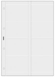 RECAMBIO AGENDA FINOCAM R4066 OPEN 4000 210x297 FUNDA para 8 TARJETAS 6 uds.