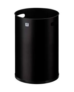 PAPELERA CILINDRO METALICA P-10 21.5   NEGRO