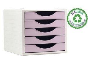 MODULO 5 CAJONES ARCHIVO 2000 ARCHIVOTEC ROSA PASTEL