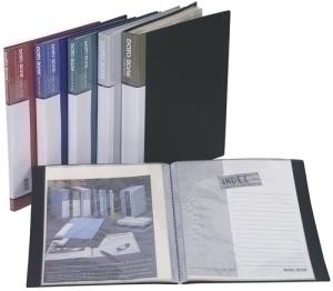CARPETA FUNDAS (TARIFARIO) DATA BANK PP RIGIDO A4  10 F. AZUL
