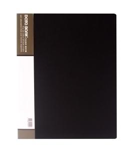 CARPETA FUNDAS (TARIFARIO) DATA BANK PP RIGIDO A4  20 F. NEGRO