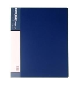 CARPETA FUNDAS (TARIFARIO) DATA BANK PP RIGIDO A4  30 F. AZUL