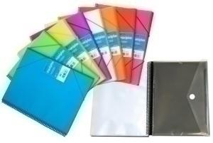 CARPETA FUNDAS (TARIFARIO) GRAFOPLAS ESPIRAL PP RIGIDO MAXIPLAS A4 50 F. TRANSLUCIDO VIOLETA