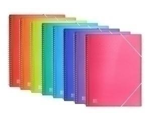 CARPETA FUNDAS (TARIFARIO) OXFORD/ELBA URBAN ESPIRAL PP TRANSLUCIDO A4+ 20 F. SURTIDO (8 colores)