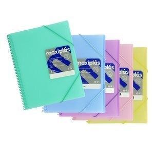 TARIFARIO GRAFOPLAS ESPIRAL PP MAXIPLAS A4 40 FUNDAS ROSA