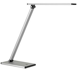 LAMPARA SOBREMESA UNILUX LED 5W TERRA GRIS METALIZADO