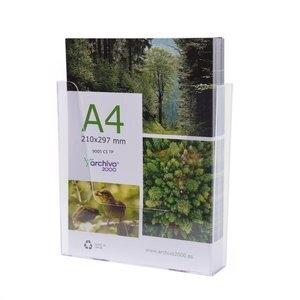 EXPOSITOR MURAL ARCHIVO 2000 PREMIUM ANTIMICROBIANO SANITIZED A4 VERTICAL CRISTAL