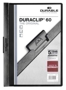 DOSIER CLIP DURACLIP PVC A4 2209 pinza METAL 60h NEGRO