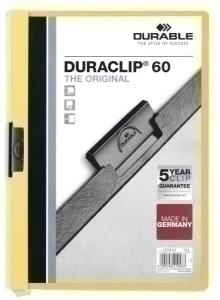 DOSIER CLIP DURACLIP PVC A4 2209 pinza METAL 60h AMARILLO